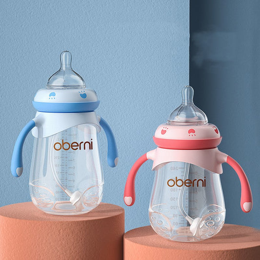 Baby Bottles Newborn Wide-caliber Nursing Glass Bottles